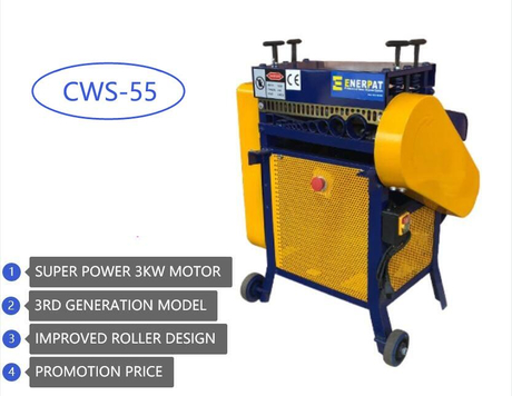 Enerpat Cable Wire Stripping Machine CWS-55 3KW SuperPower 3G