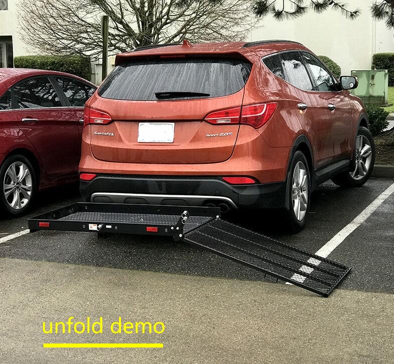 Hitch Mount Wheelchair Scooter Carrier TowBar Mobility Luggage Rack W