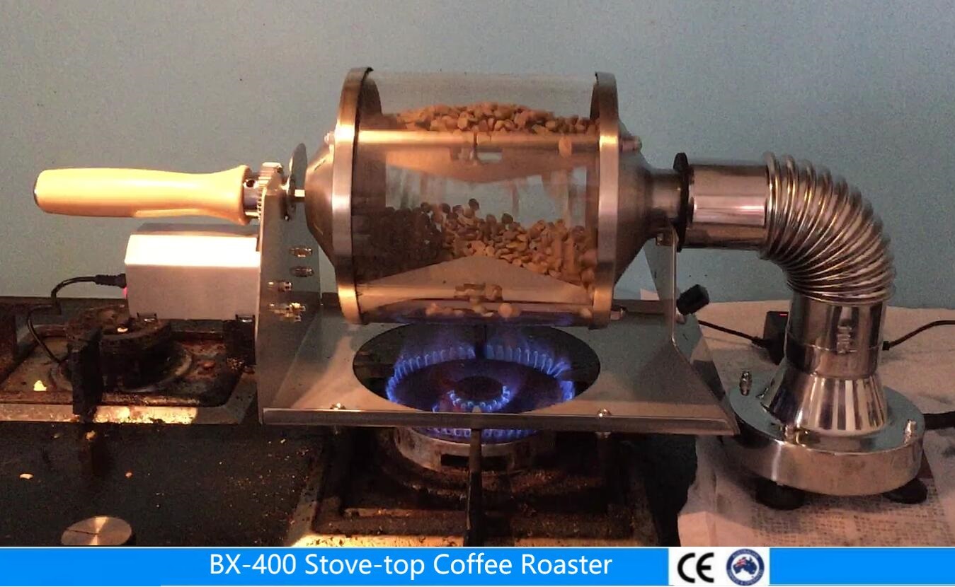 Stovetop coffee roaster