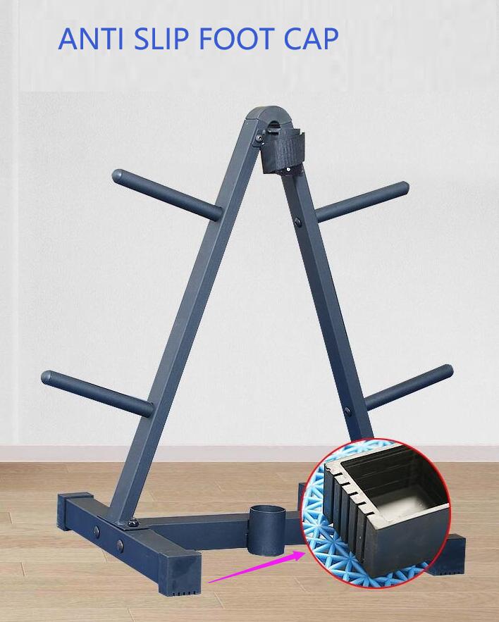 Weight Plates Barbell Storage Rack Holder Home Gym Stand - A Rack
